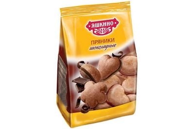 ПРЯНИКИ Шоколадные 350 г / Яшкино
