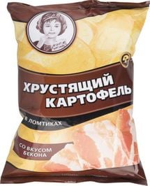 ЧИПСЫ Хрустящий картофель со вкусом бекона 70 г
