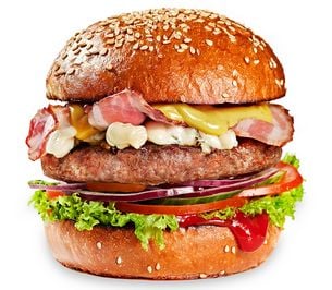 ГБ Гамбургер с Мясом и Беконом 210 г