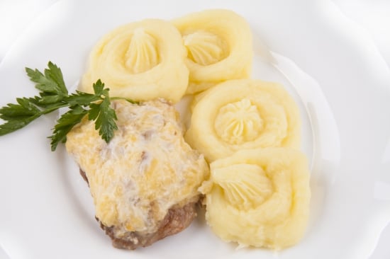 ГБ Мясо по-французски с картофельным пюре 250 г